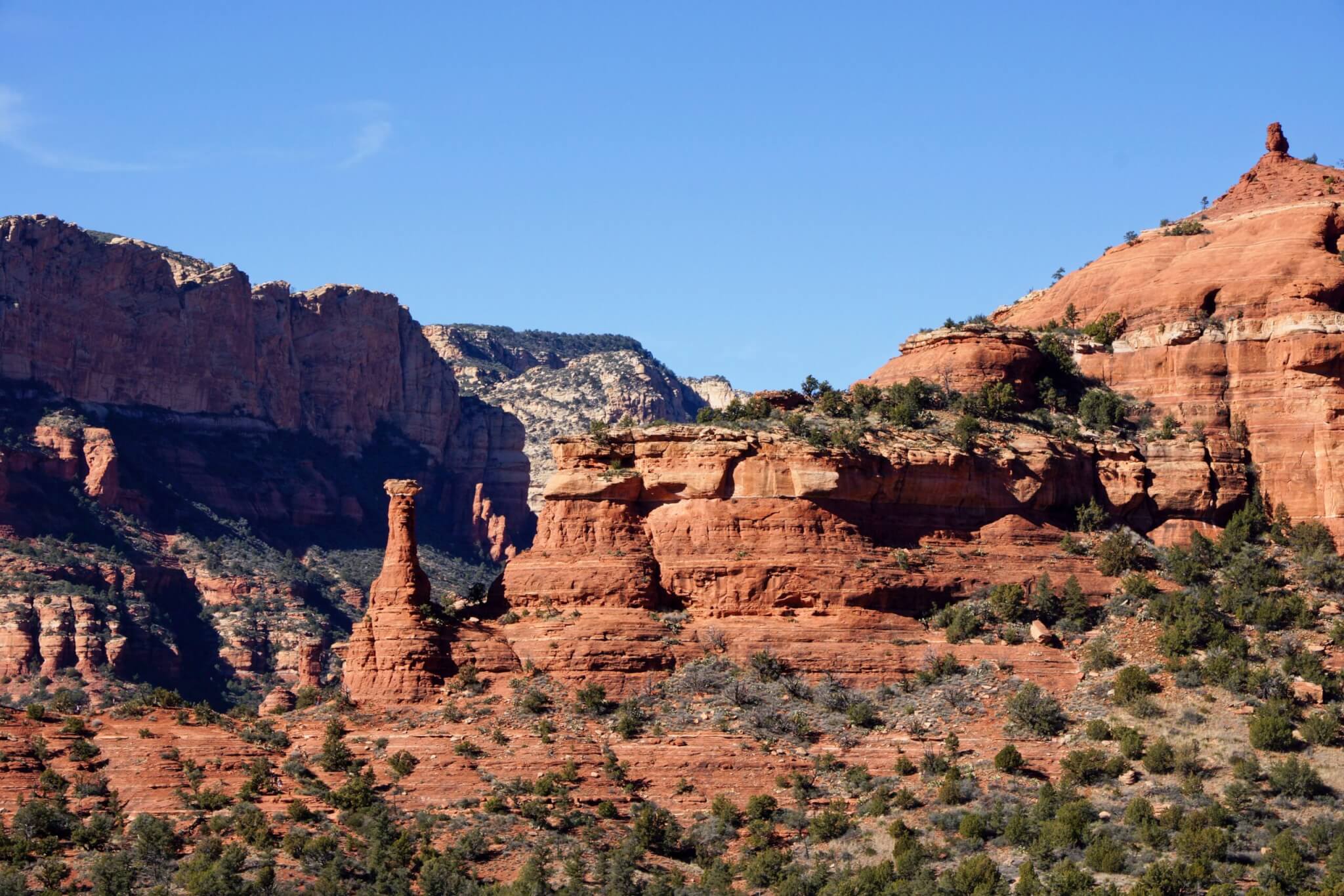 Vortex in mountains near Sedona Arizona USA