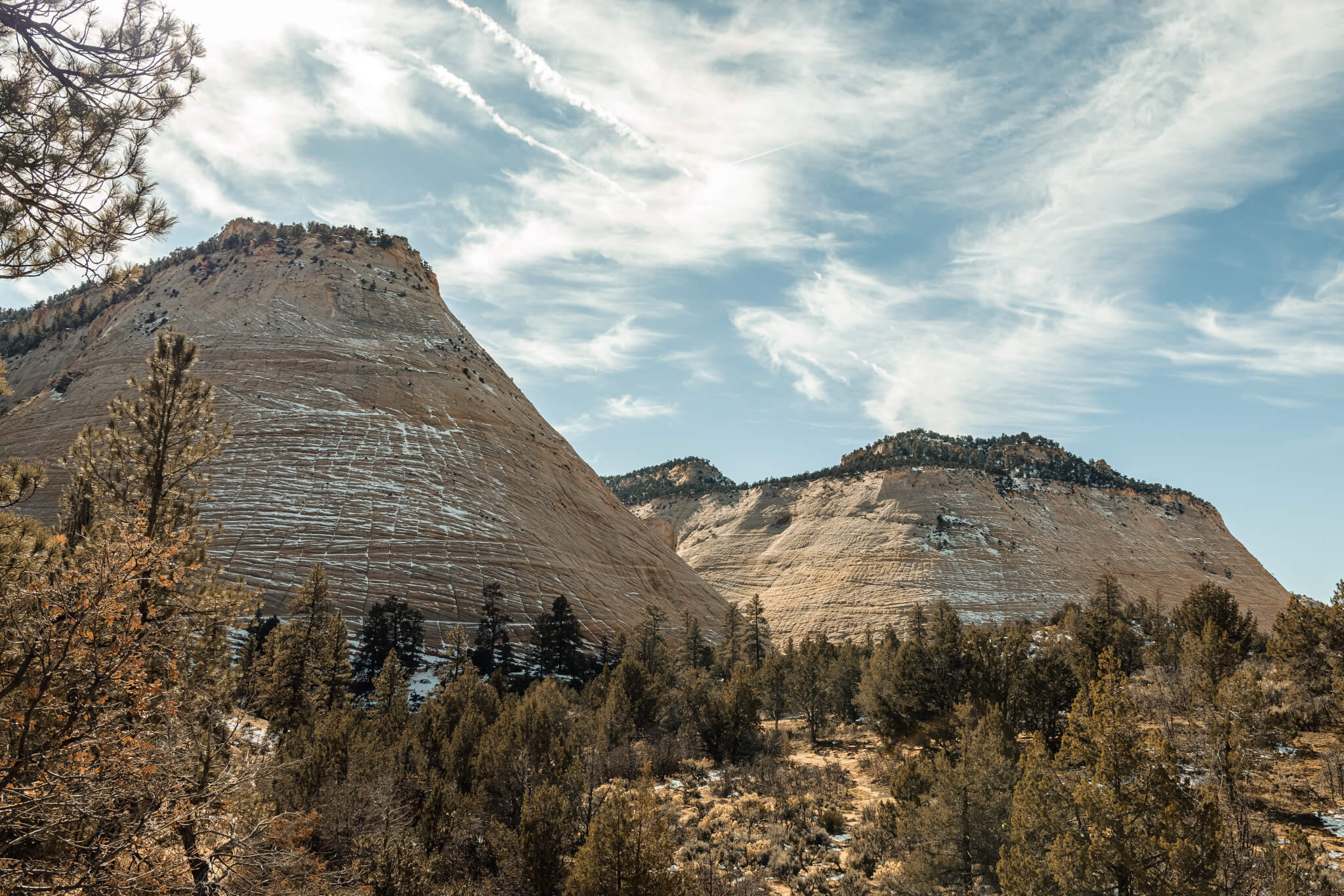 Checkerboard mesa is one of the first things you will see as you enter zion national park on the east entrance.
