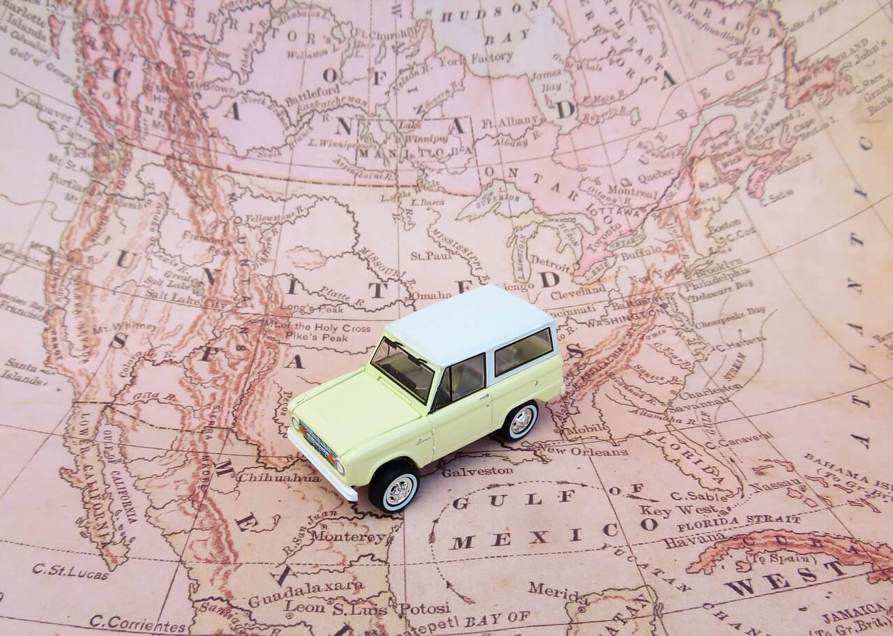 map, car, laptop wallpaper