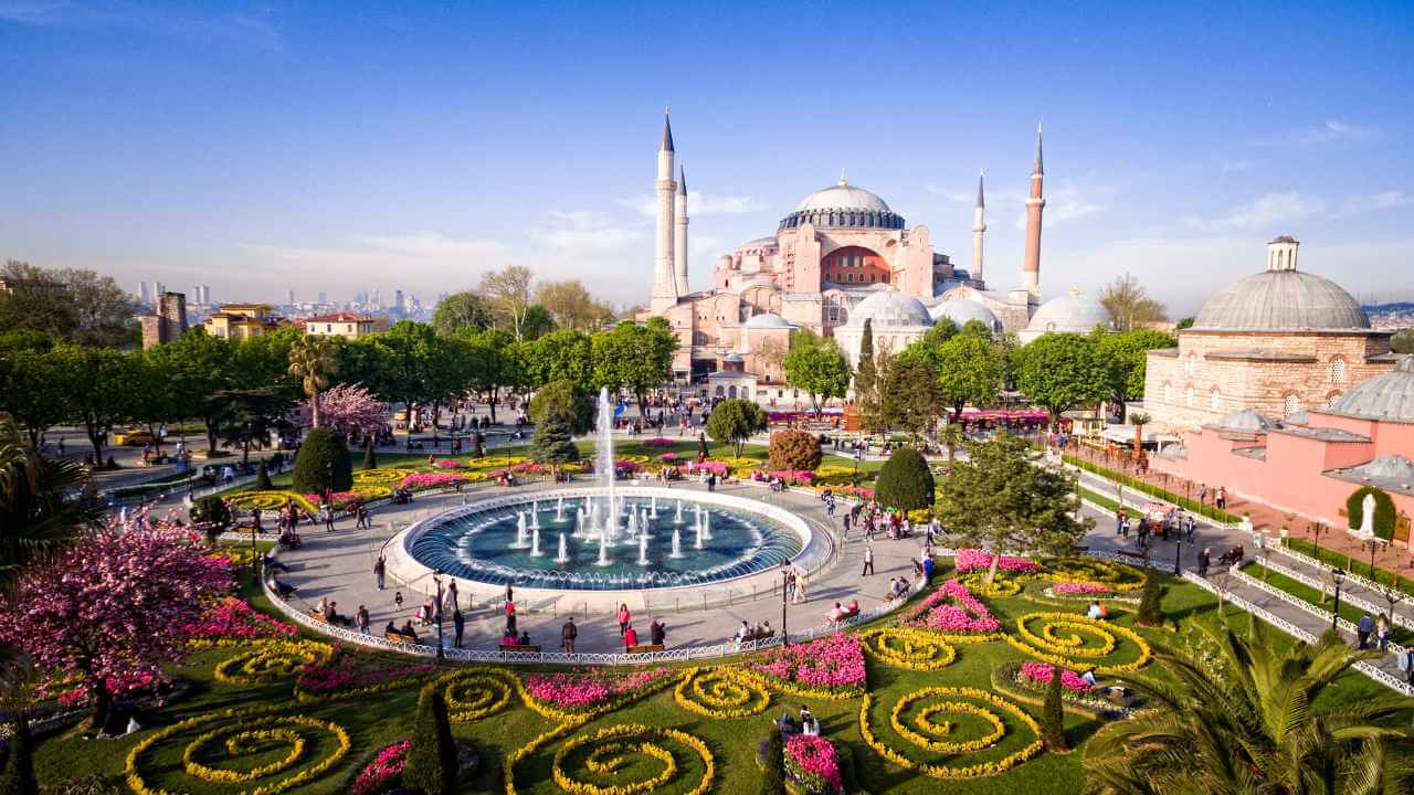 the hagia sophia in istanbul, turkey