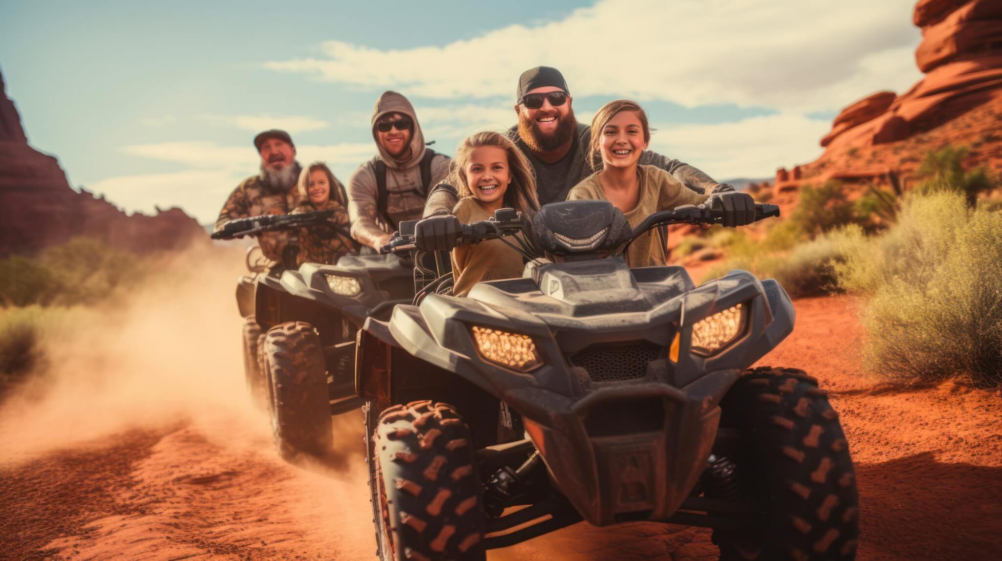 Action-Packed Arizona ATV Adventure with Family and Friends in Stunning Sedona Desert