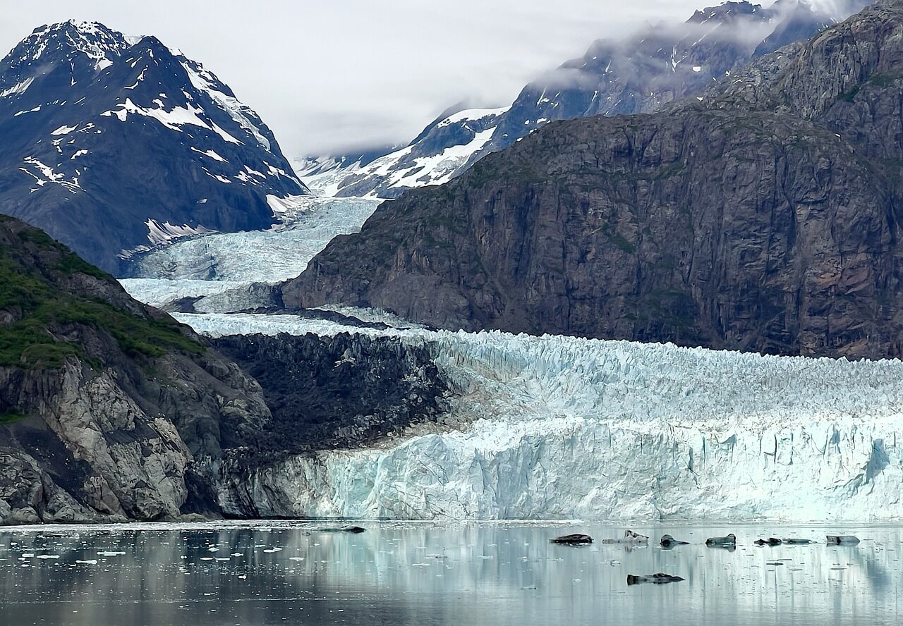 icebergs, glacier, marjorie glacier