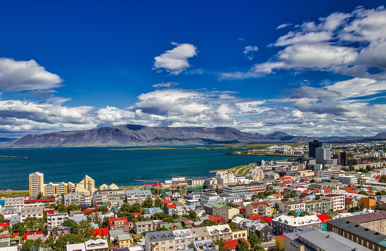 iceland, city, reykjavik