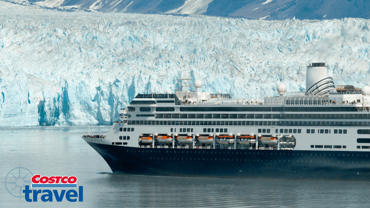 costco travel voyage of the glaciers northbound cruise ship during the daytime 