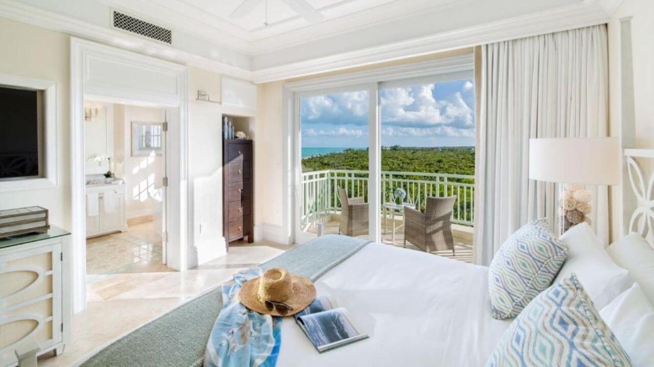 a one bedroom suite at the shore club