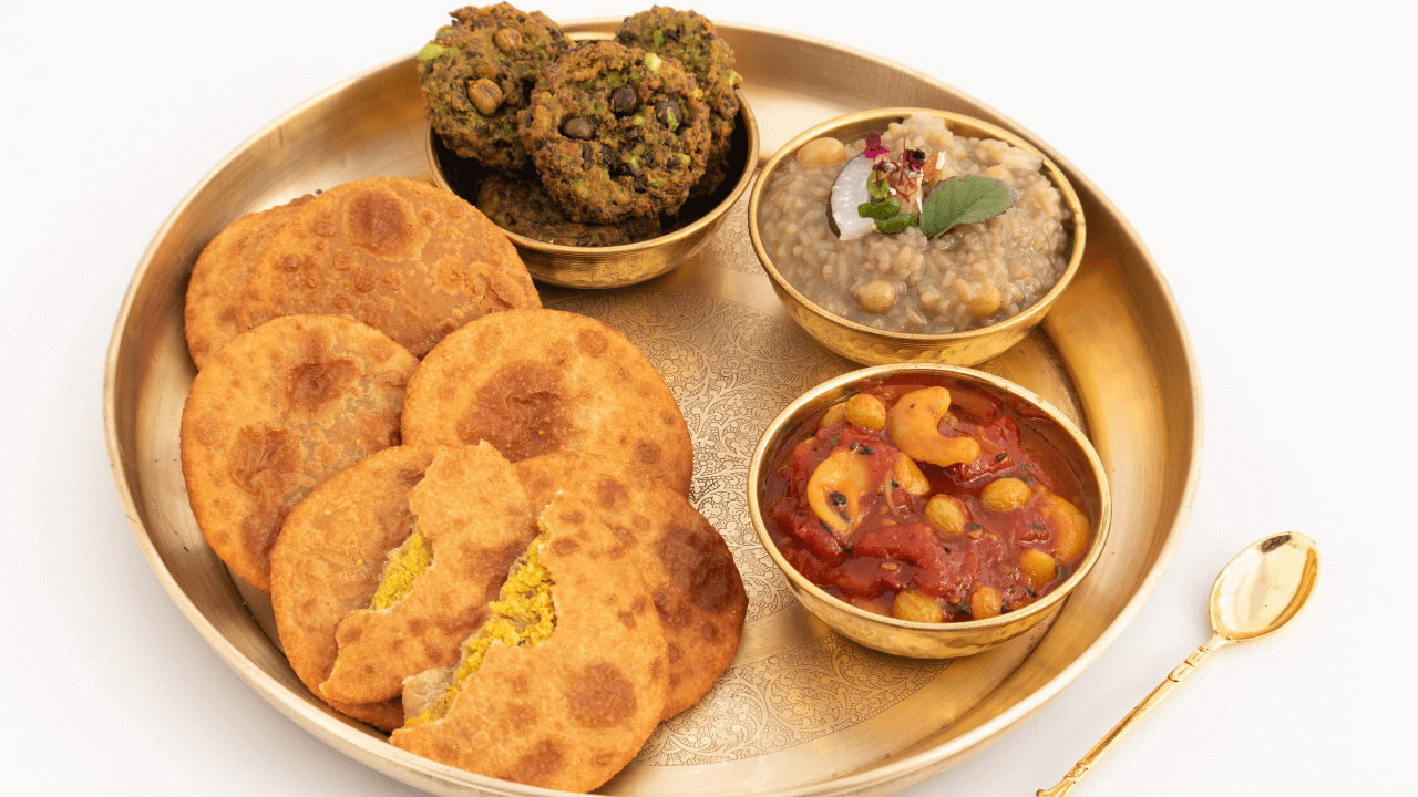 dholl puri a type of Indian-influenced flatbread filled with ground yellow split peas