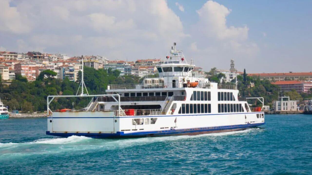 ferry in turkey in the water