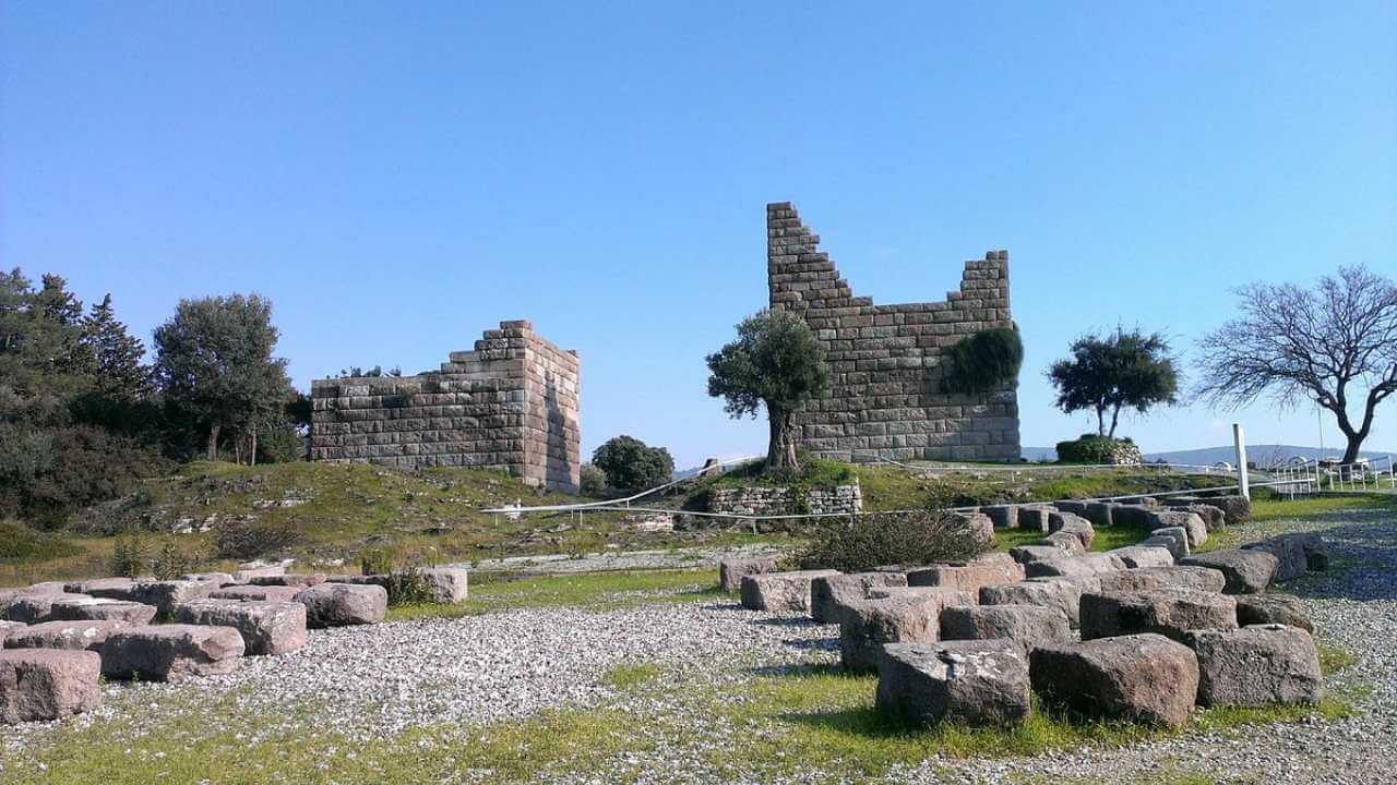 ancient ruins of myndos gate