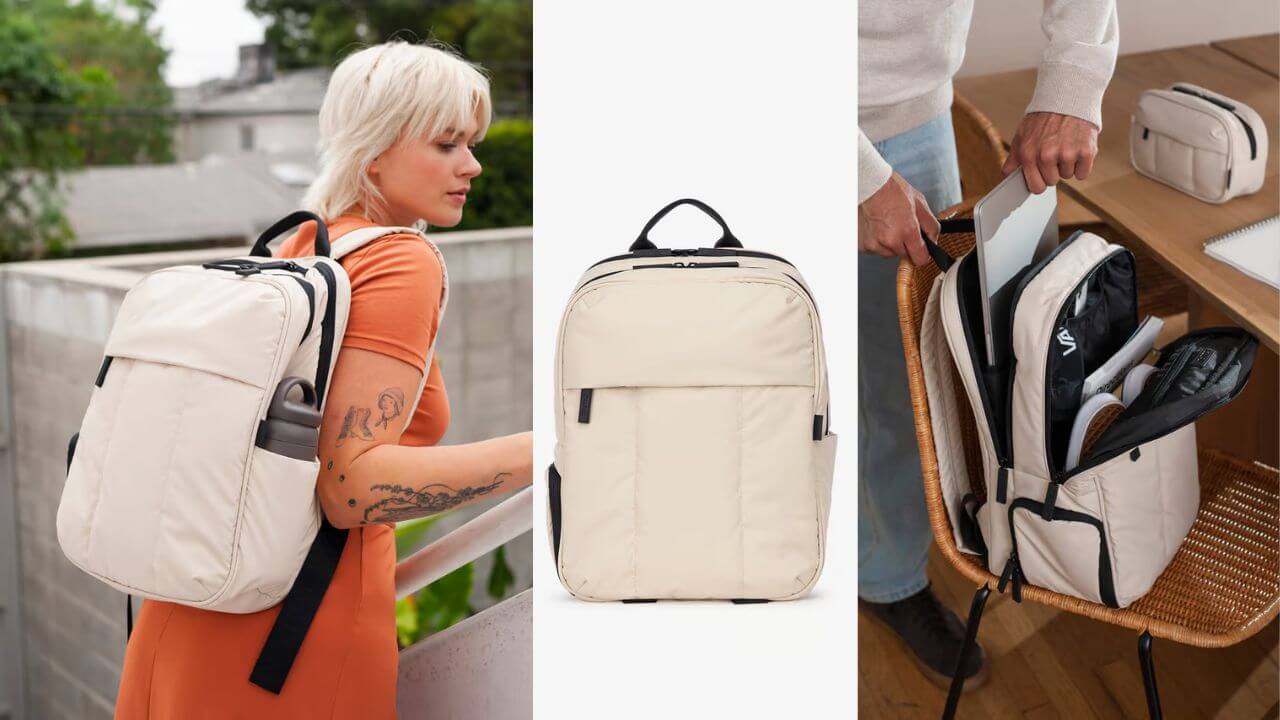 carry on backpack with laptop protection from calpak