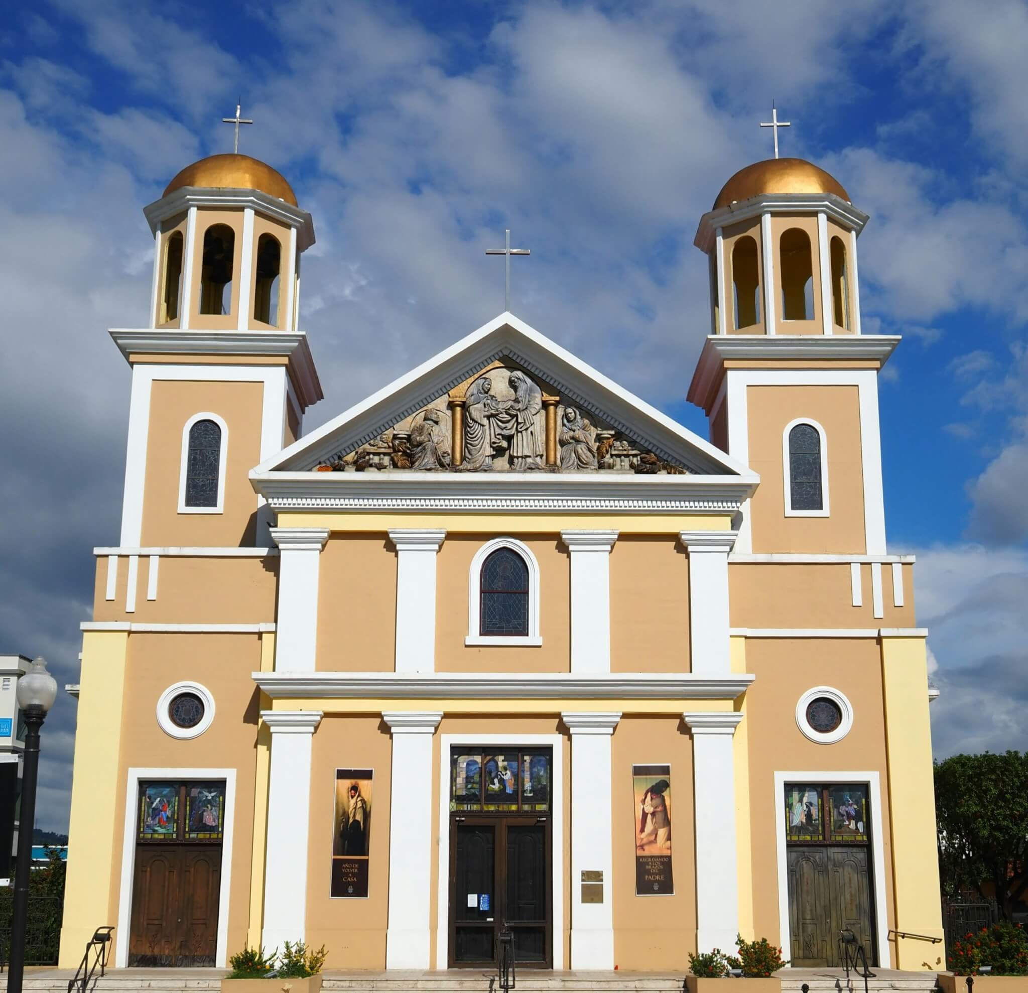 Mayaguez Catholic church near the town square
