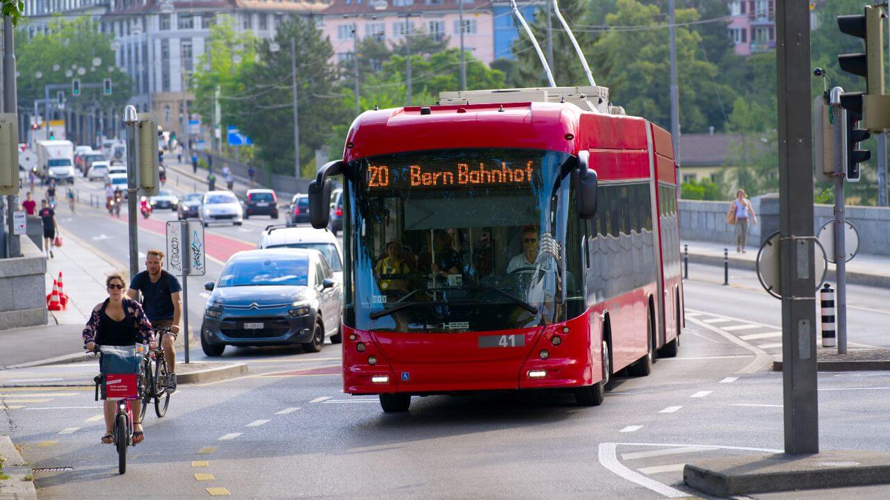 bus in switzerland