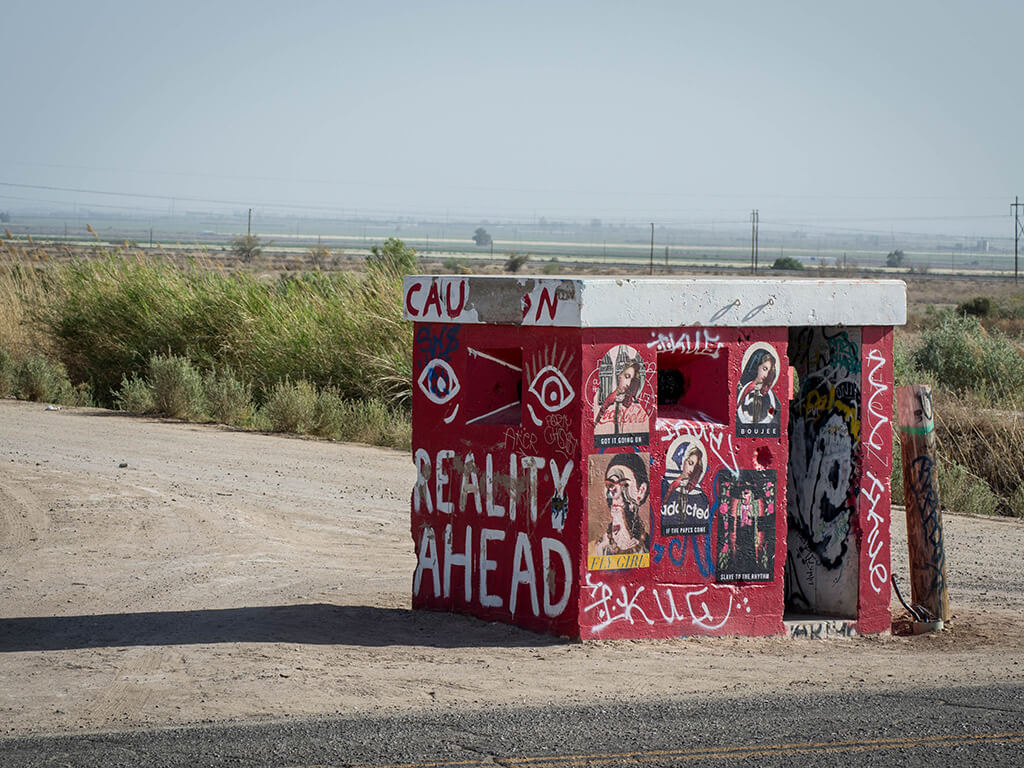 Slab City, California - Welcome Sign
