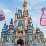 disney castle and disney bags