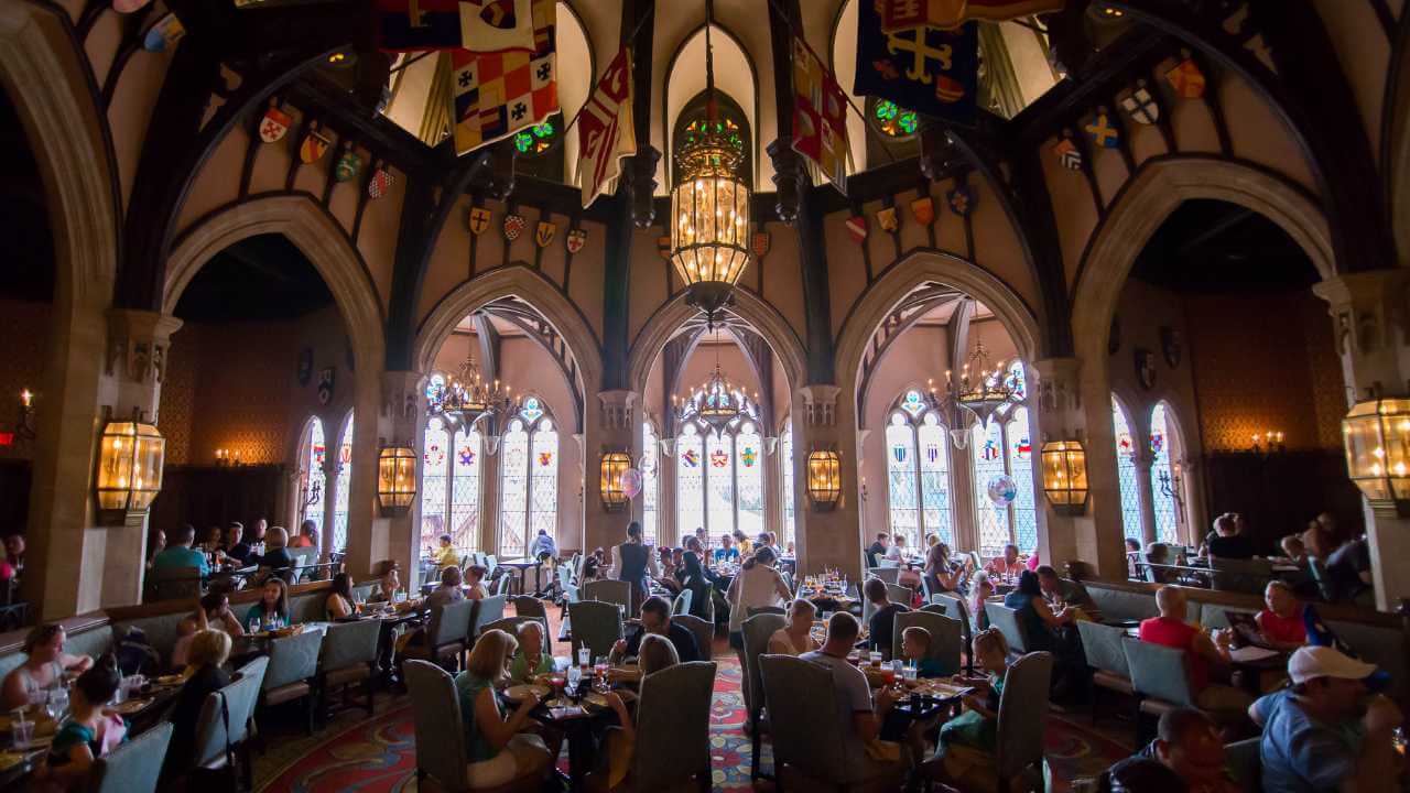 inside view of cinderllas royal table restaurant in magic kingdom