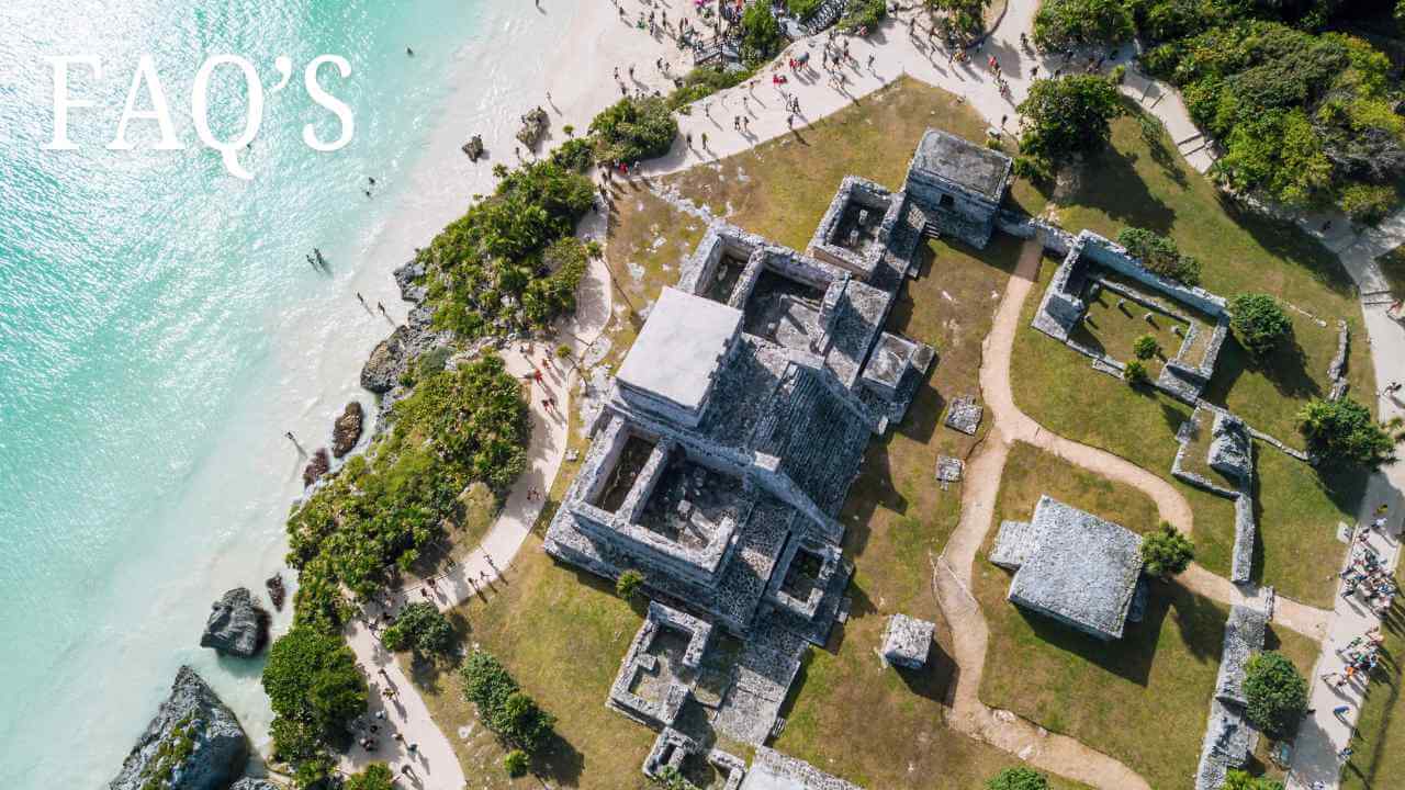 overview of tulum with faq in the top left corner