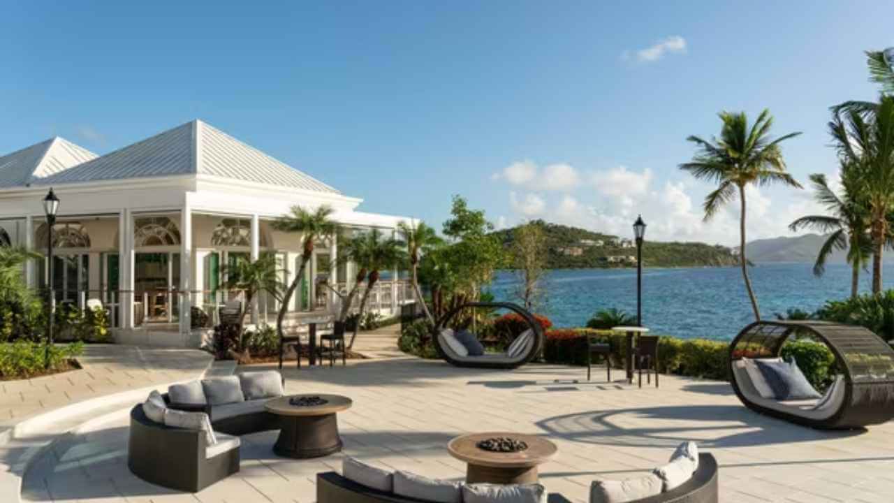view of outside lounge area at the ritz in st thomas