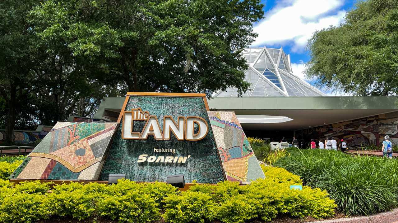 outside view of the land at epcot