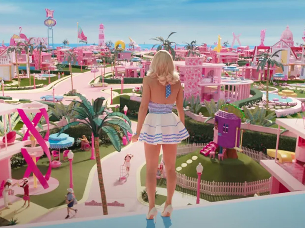 Margot Robbie in the Barbie movie
