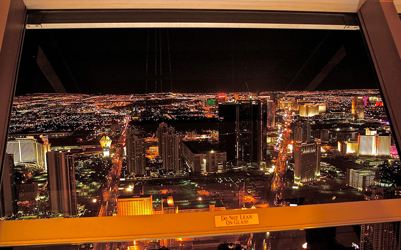 Down the Strip from the Stratosphere, Las Vegas
