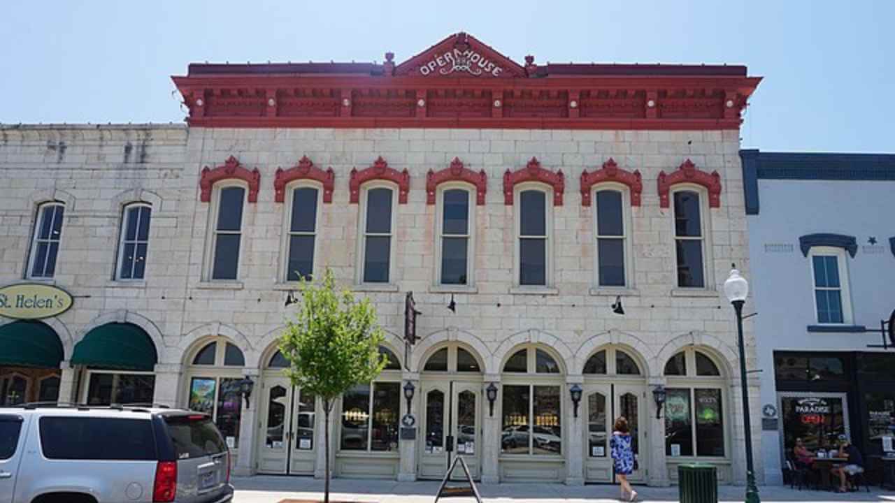 outside of brick opera house