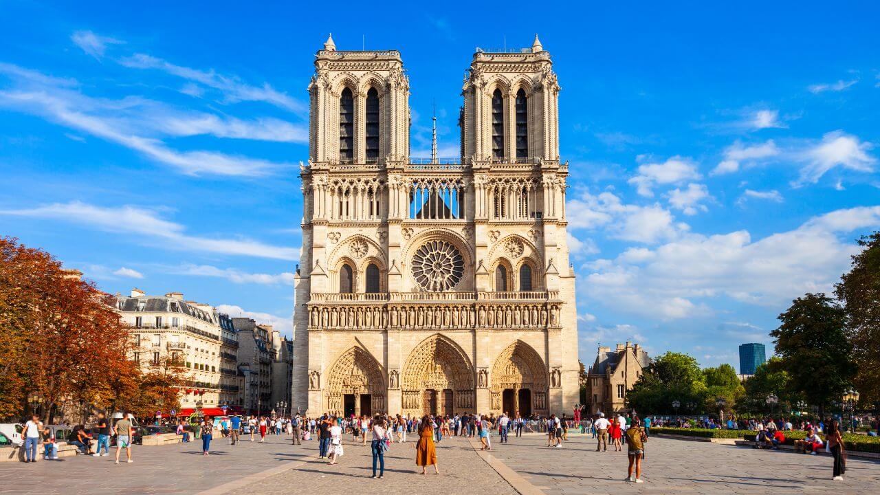 the cathedral of notre dame in paris, france