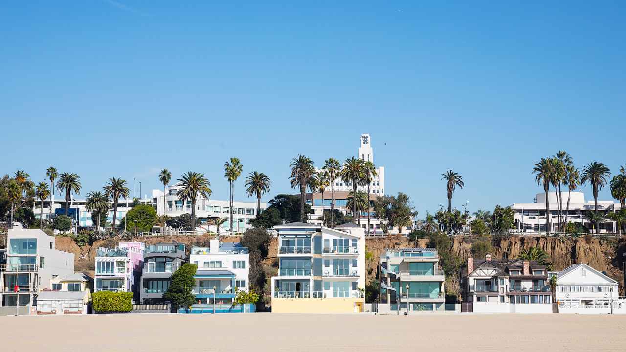 santa monica beach, los angeles, california, usa - beach stock videos & royalty-free footage