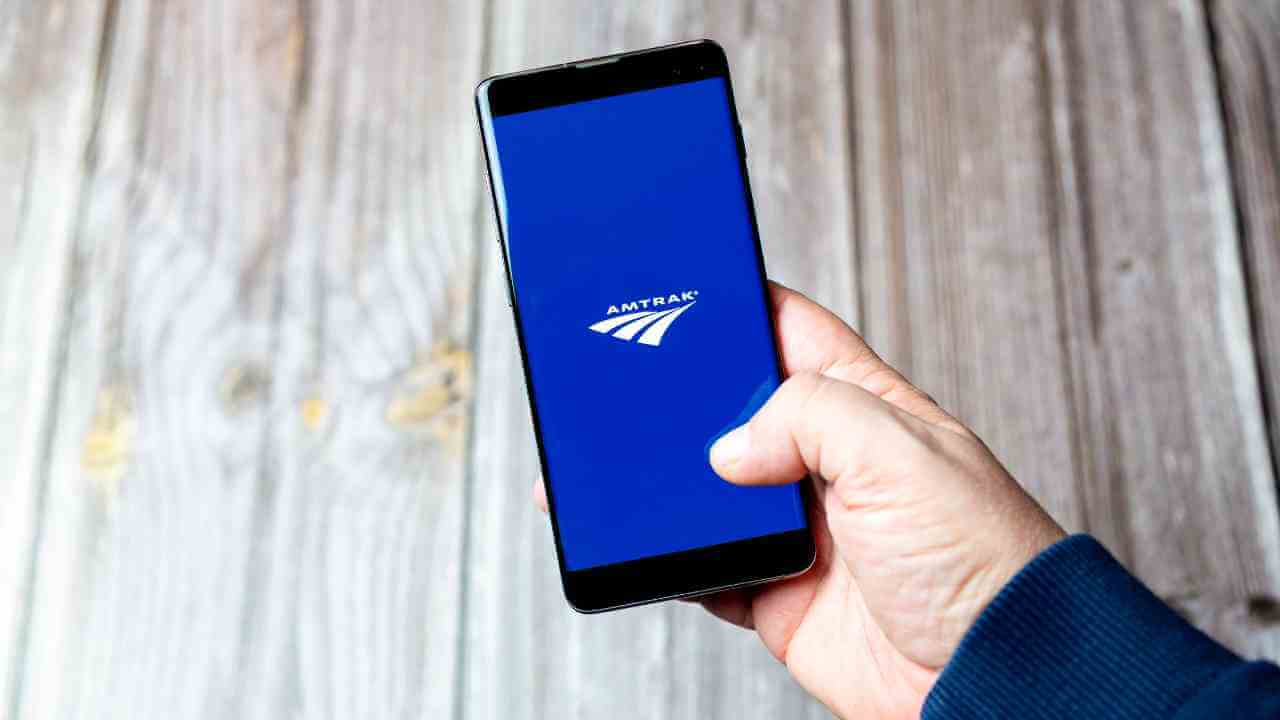 amtrak train app on phone