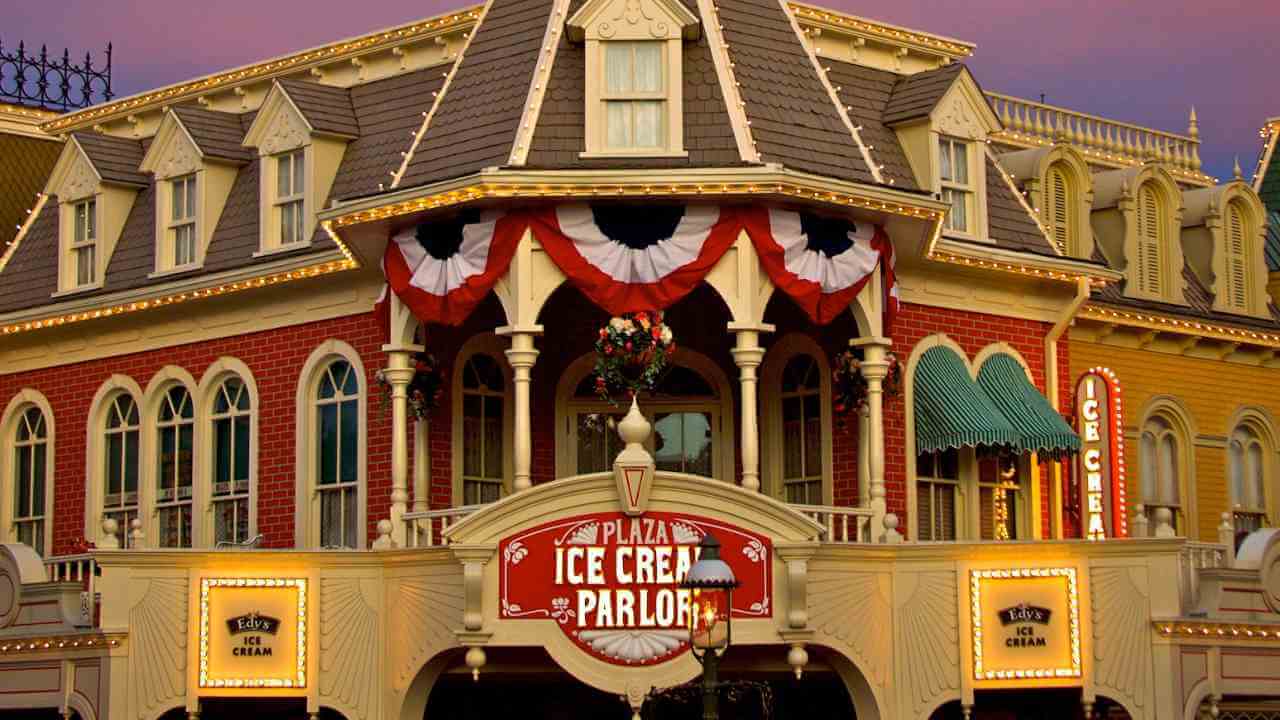 ice cream parlor at disney world