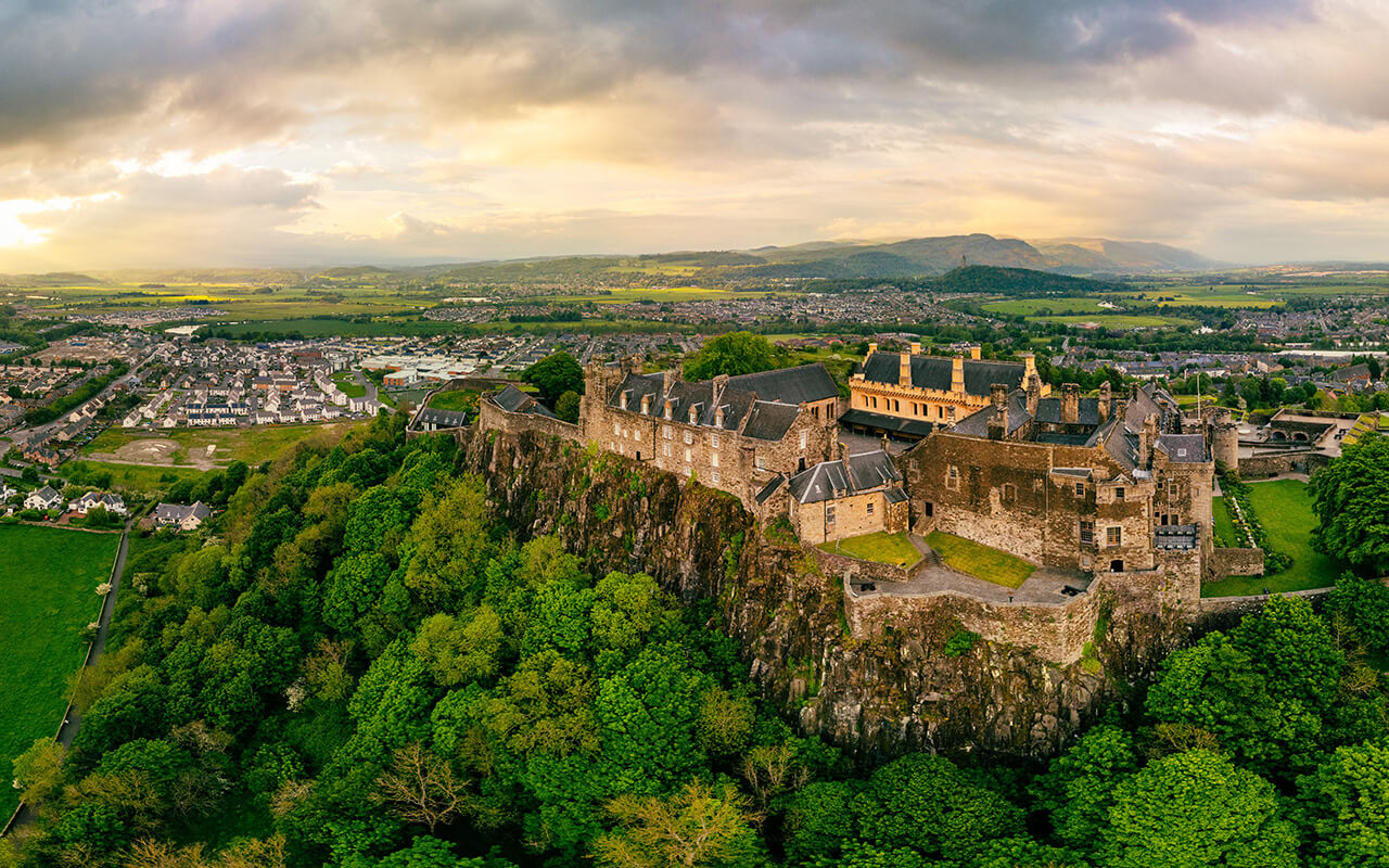 Stirling Castle in Glasgow, Scotland