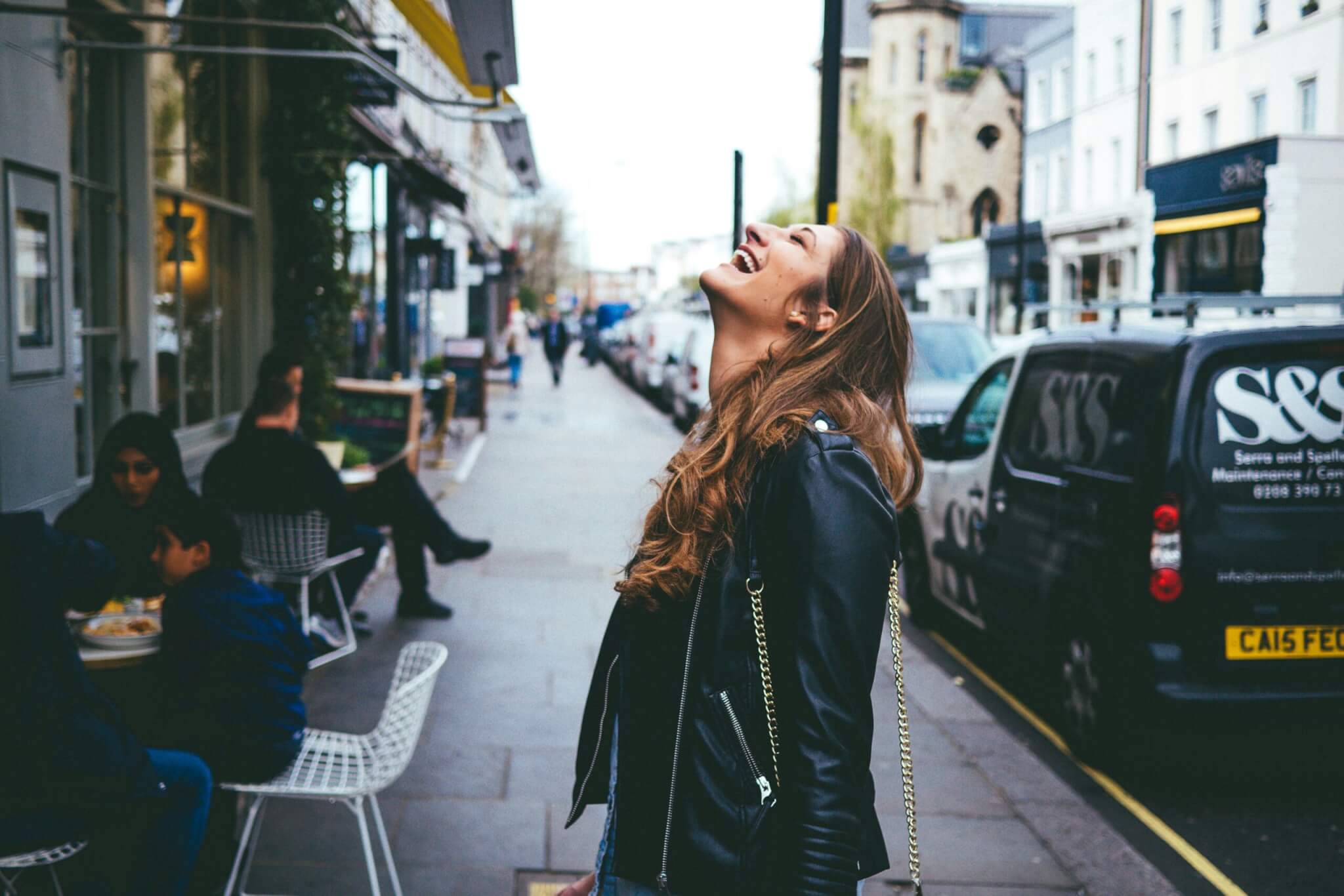 a woman in london