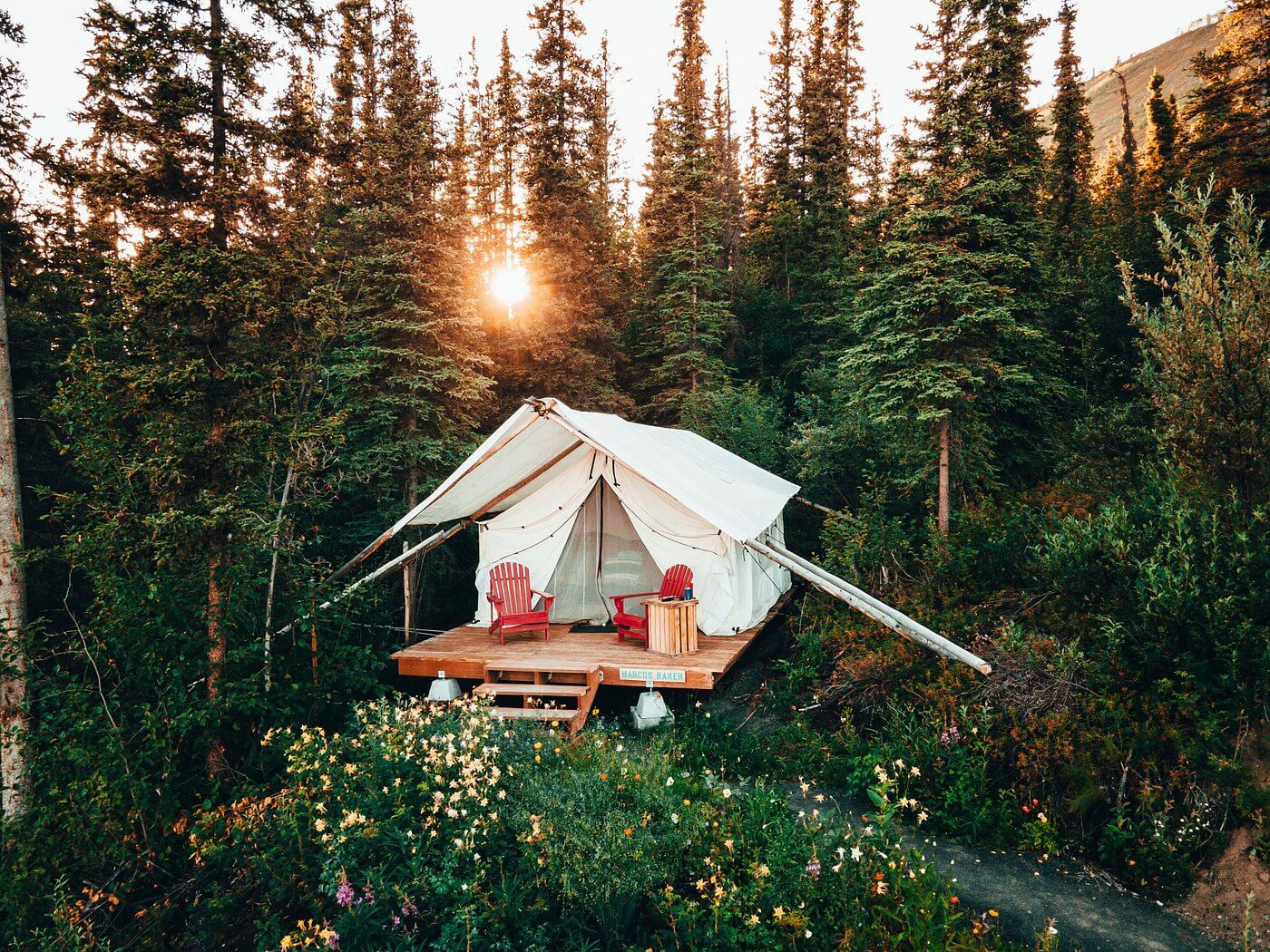 alpenglow luxury camping