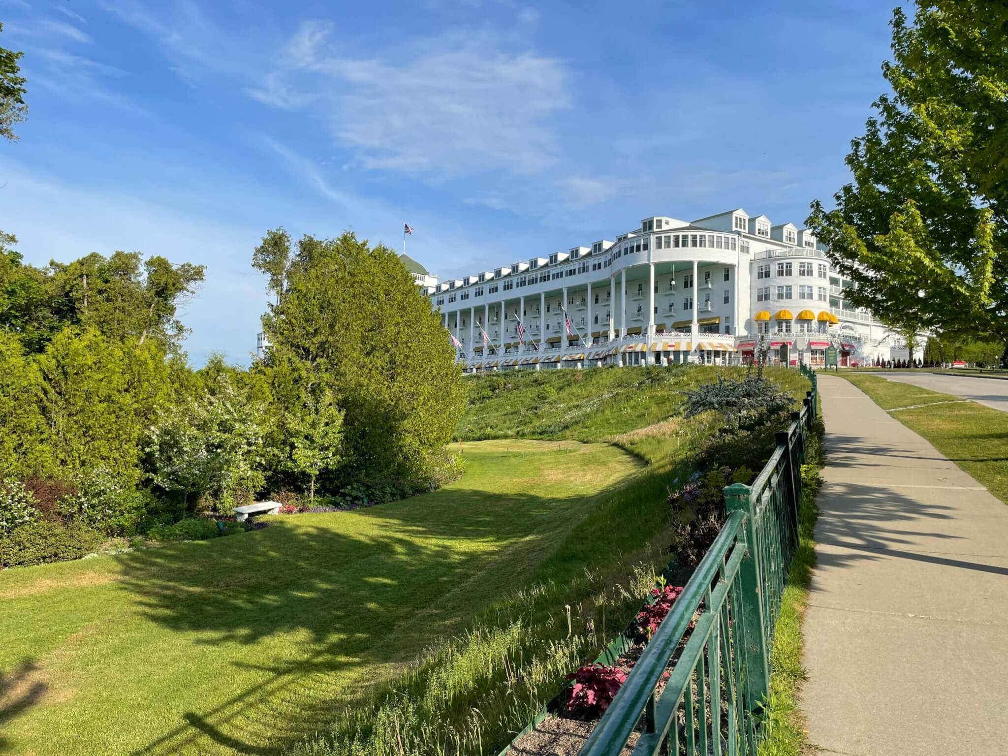 the grand hotel in mackinac island, michigan