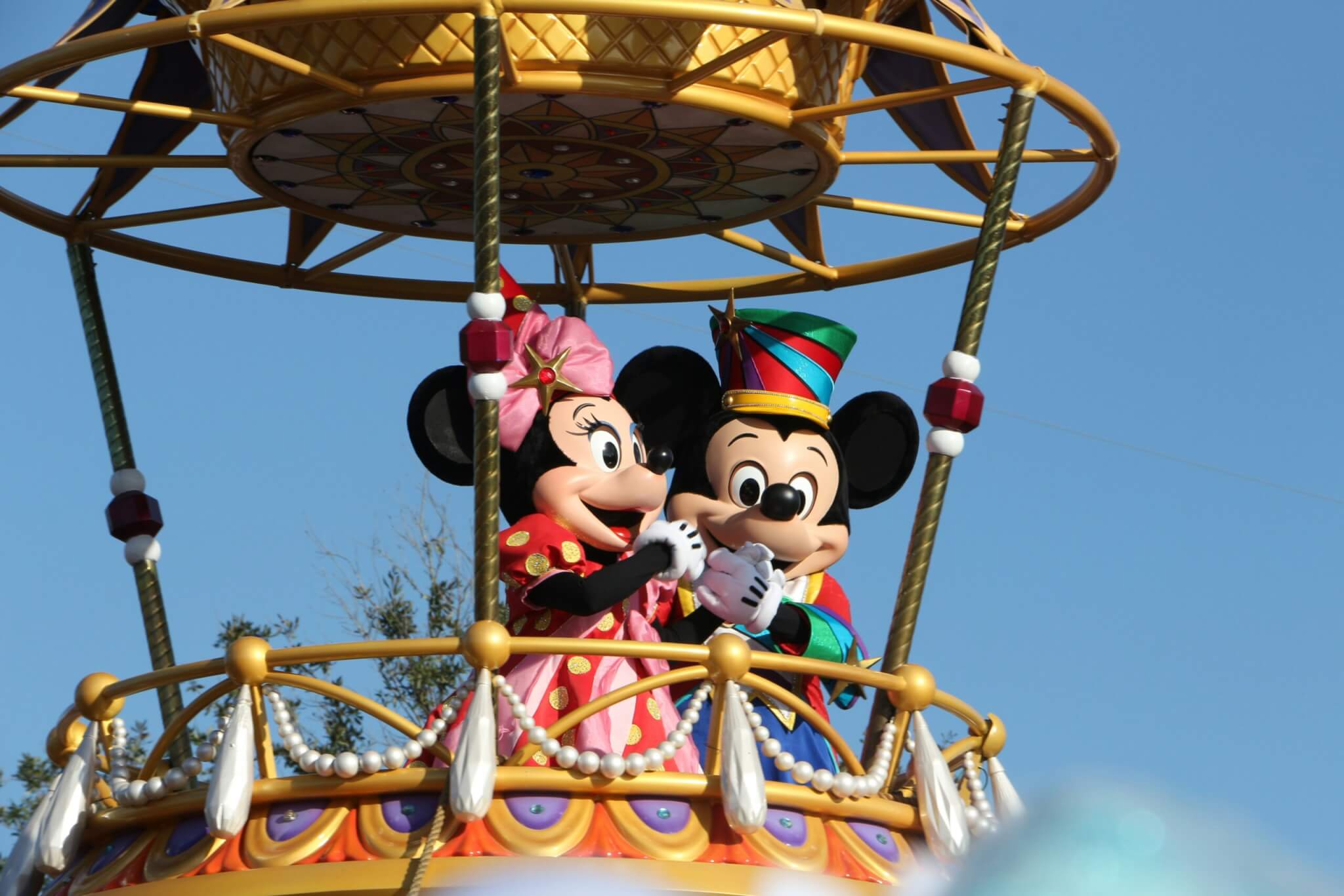 mickey and Minnie Mouse