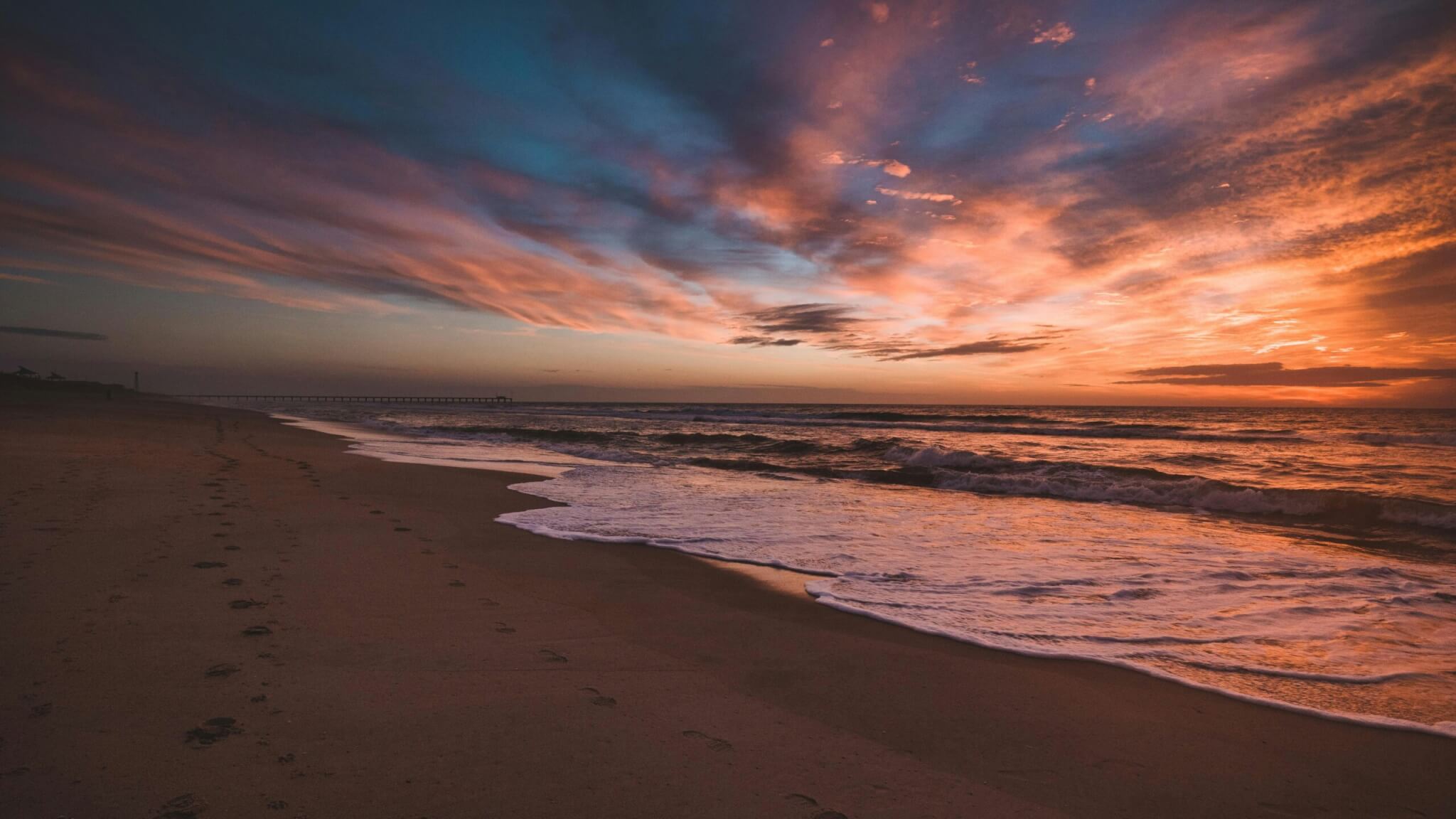 sunrise on the beach