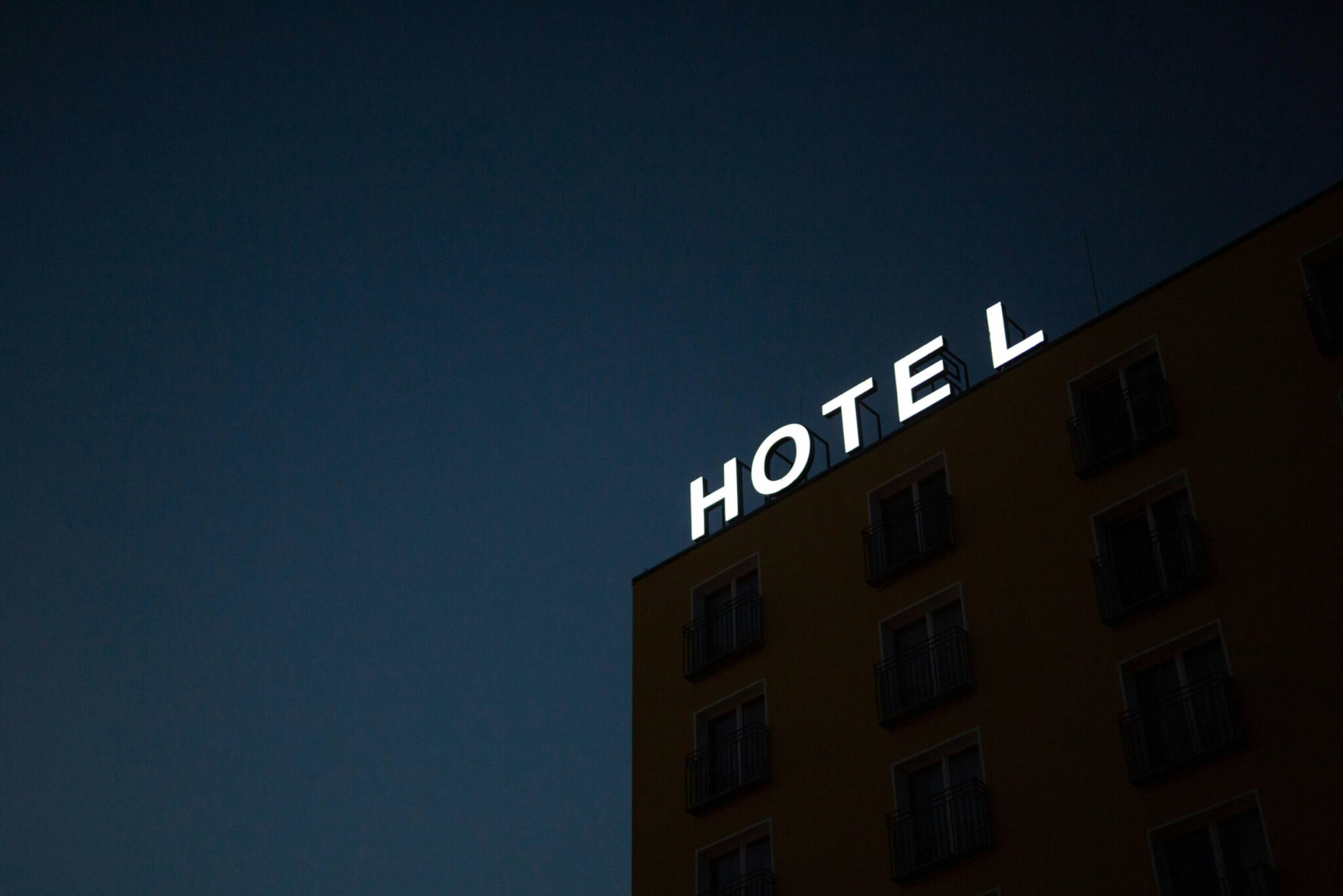 hotel sign