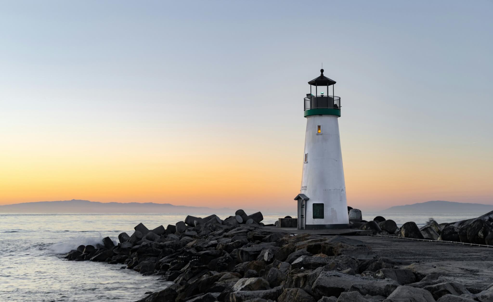 lighthouse on the beach