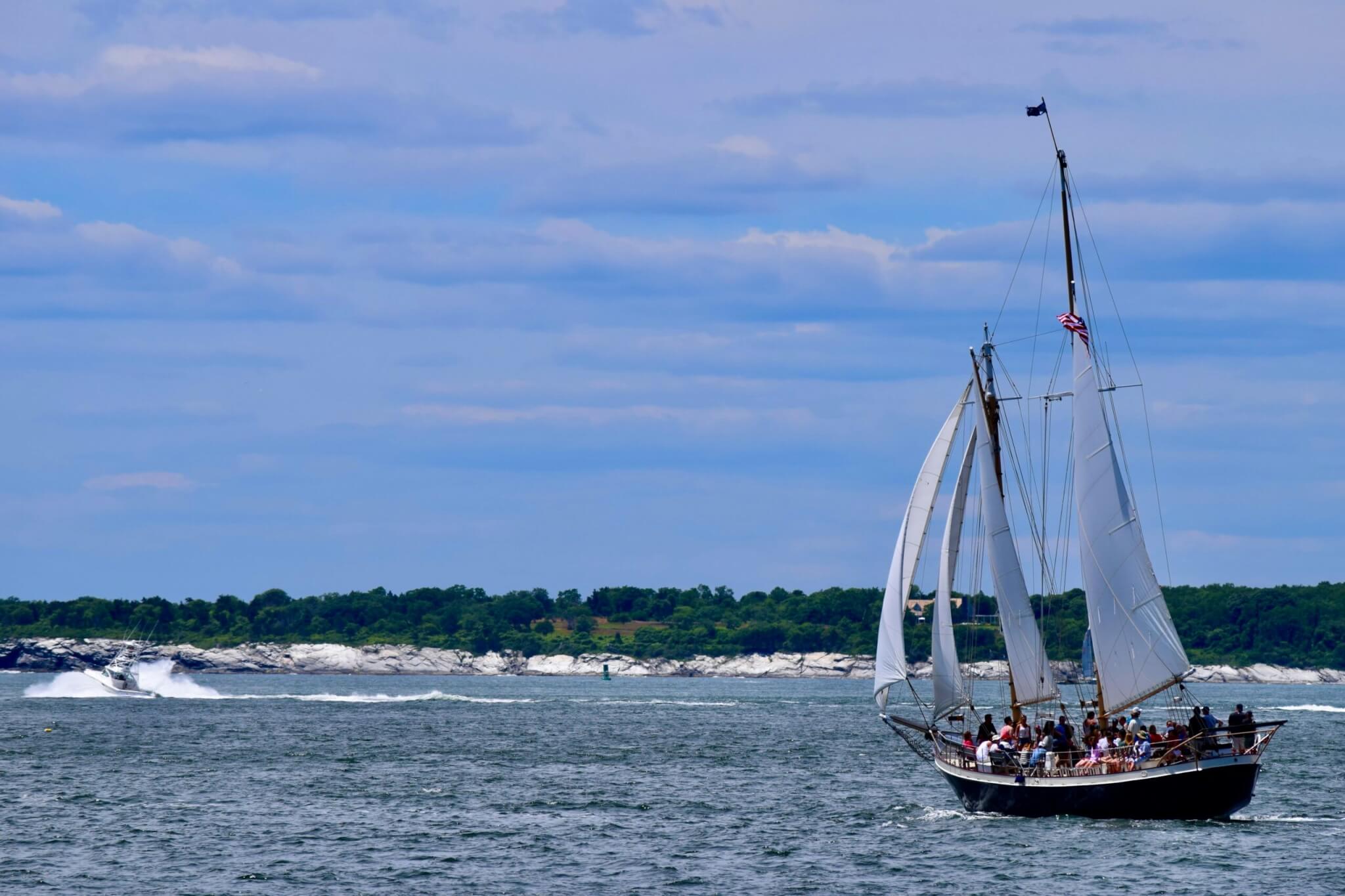 sailboat on the sea