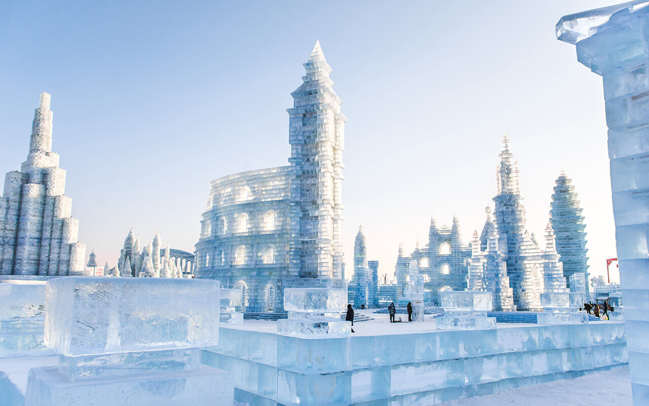 Snow & Ice Festival in Harbin, China