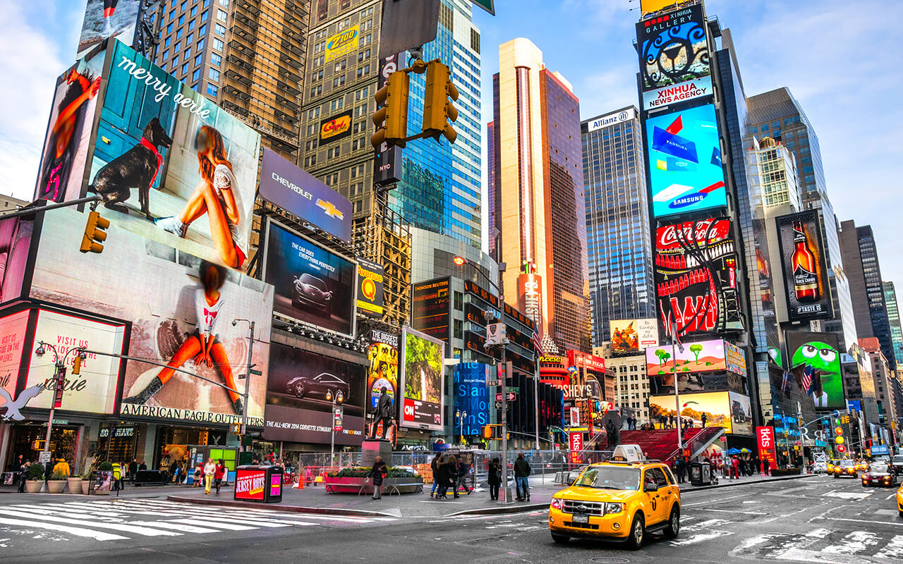 Times Square in New York City