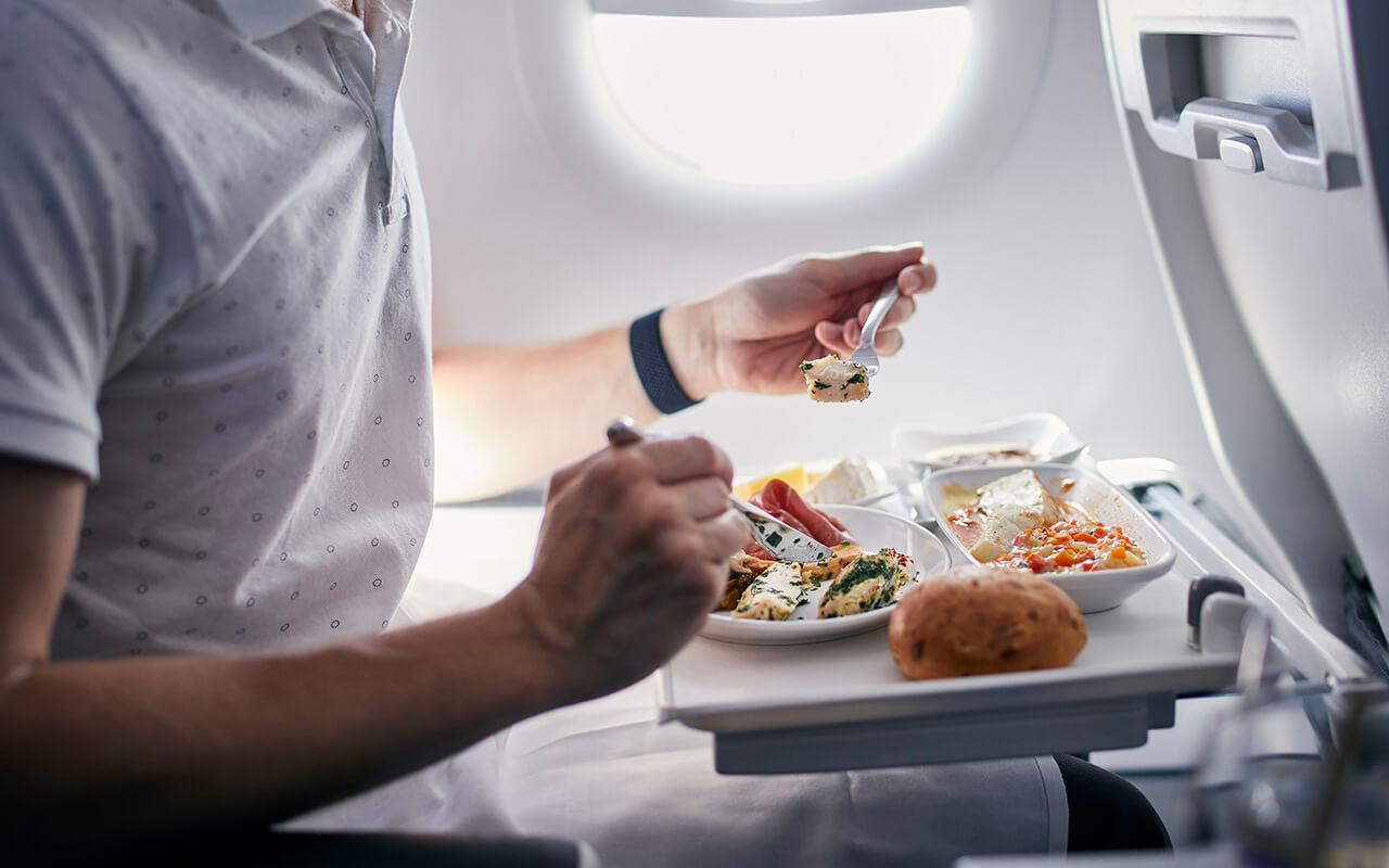 In-flight meal