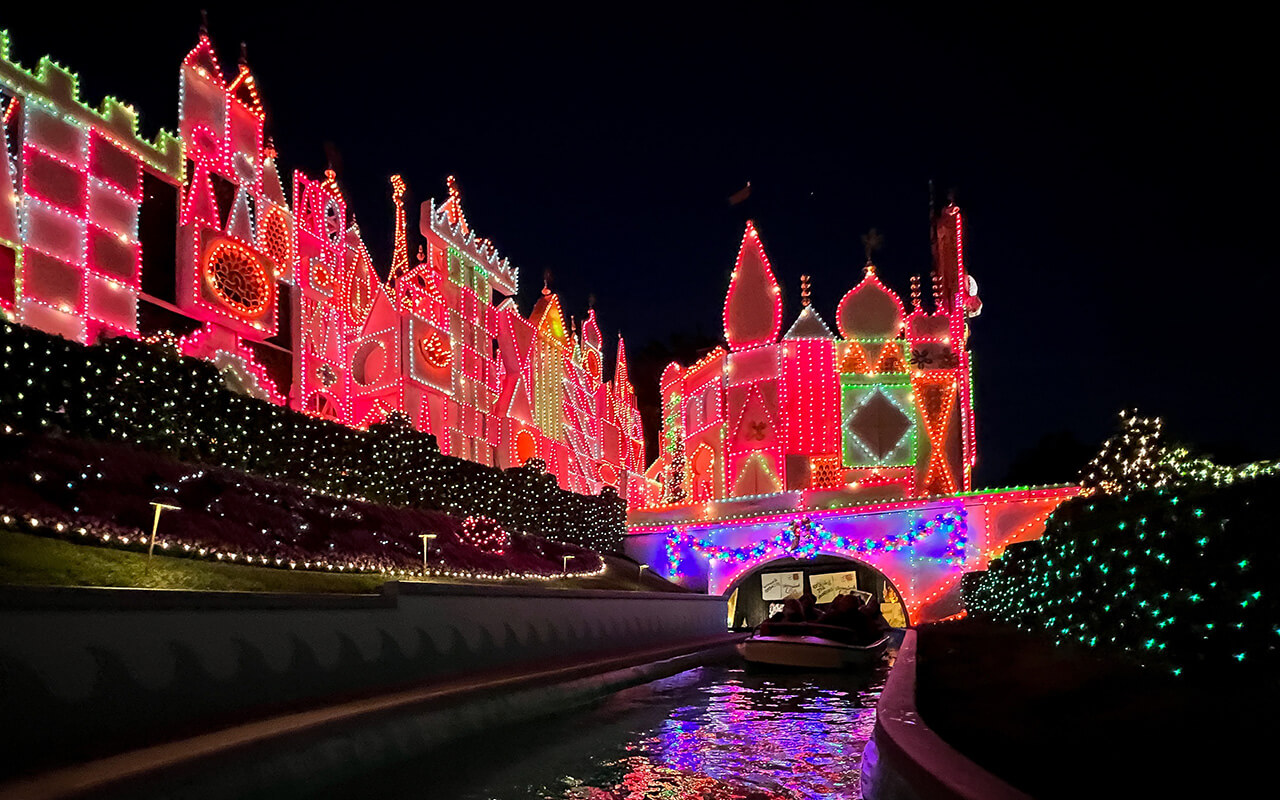 It's a Small World ride at Disneyland 