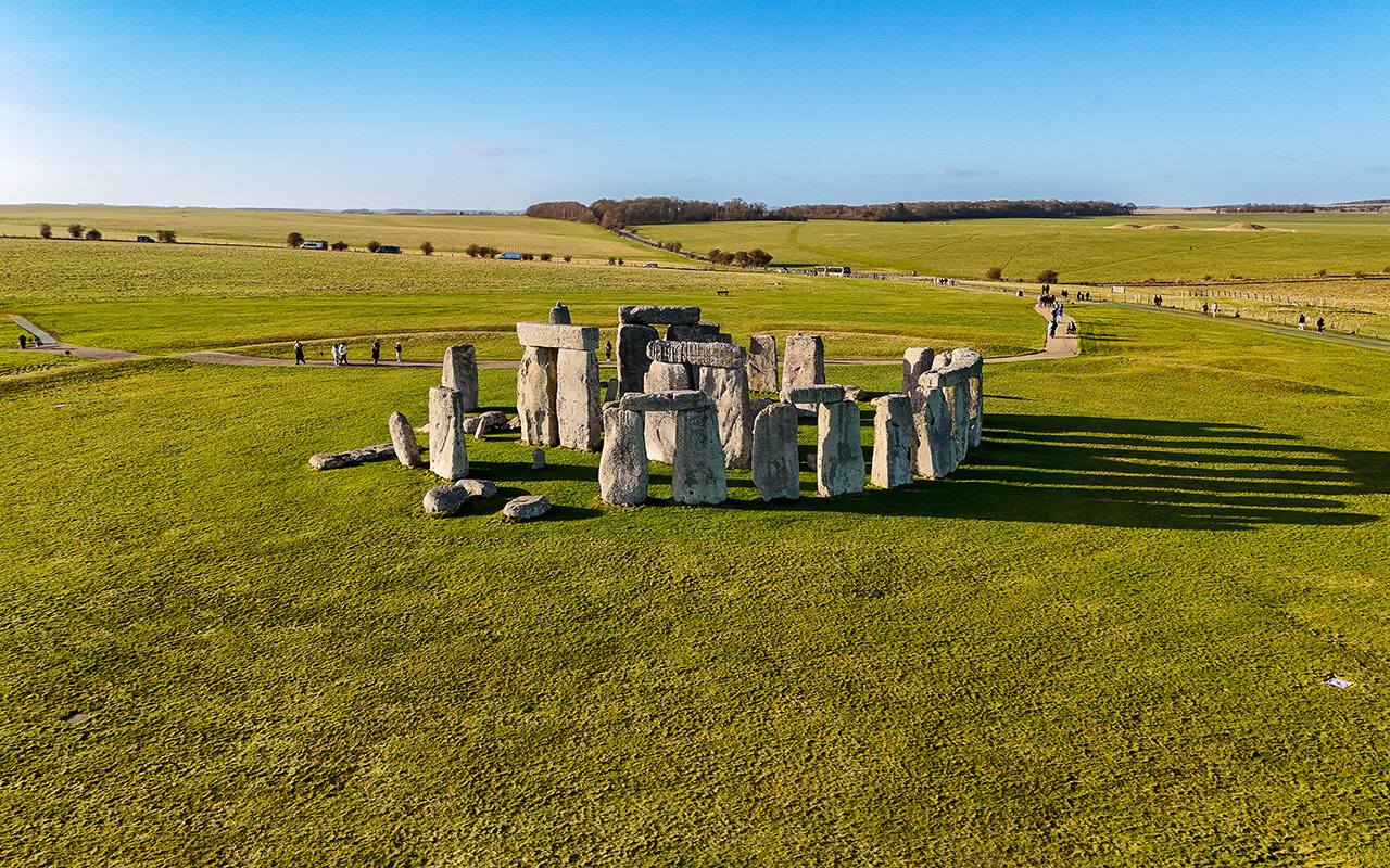 Stonehenge aerial view 