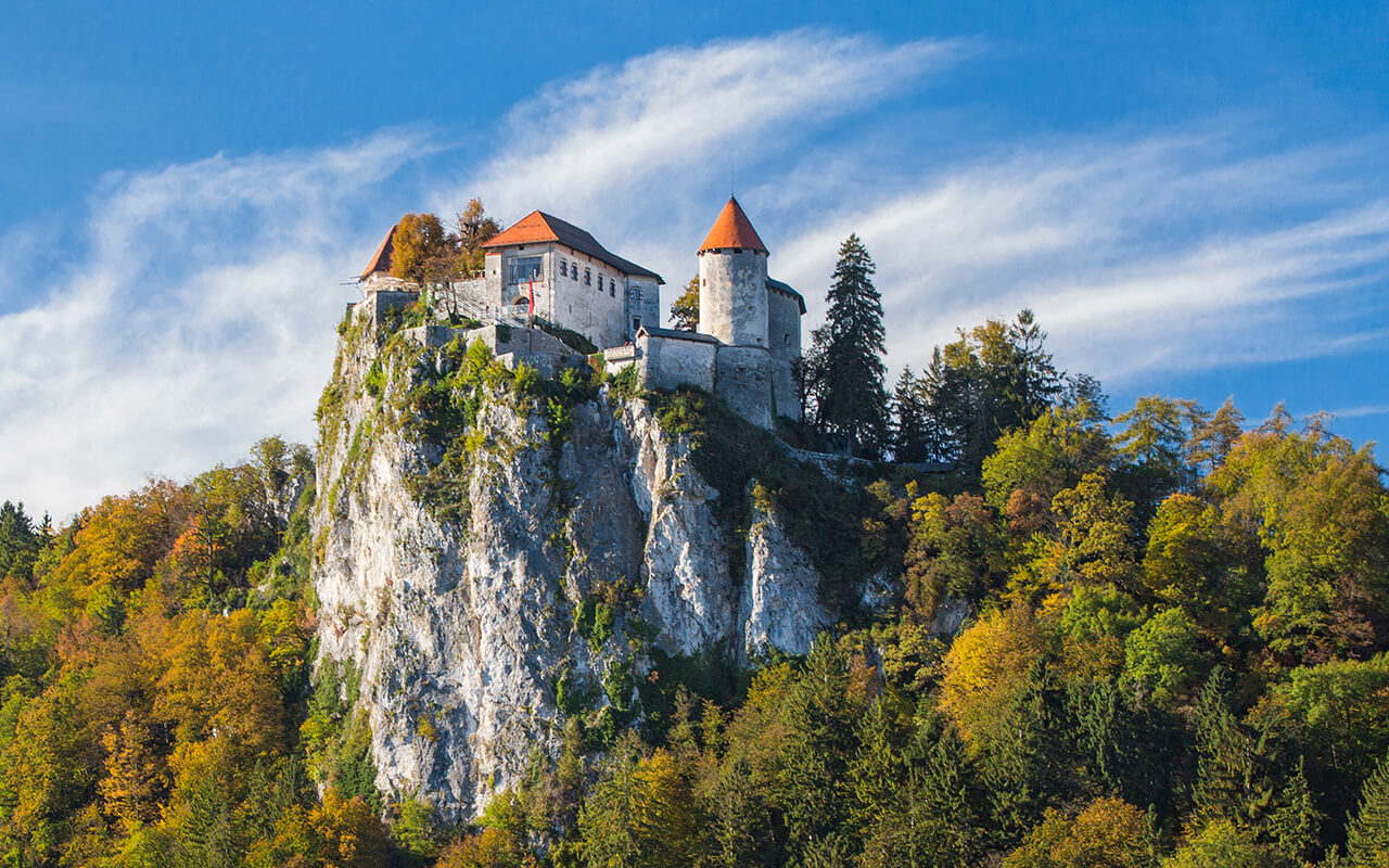 Bled Castle in Bled, Slovenia