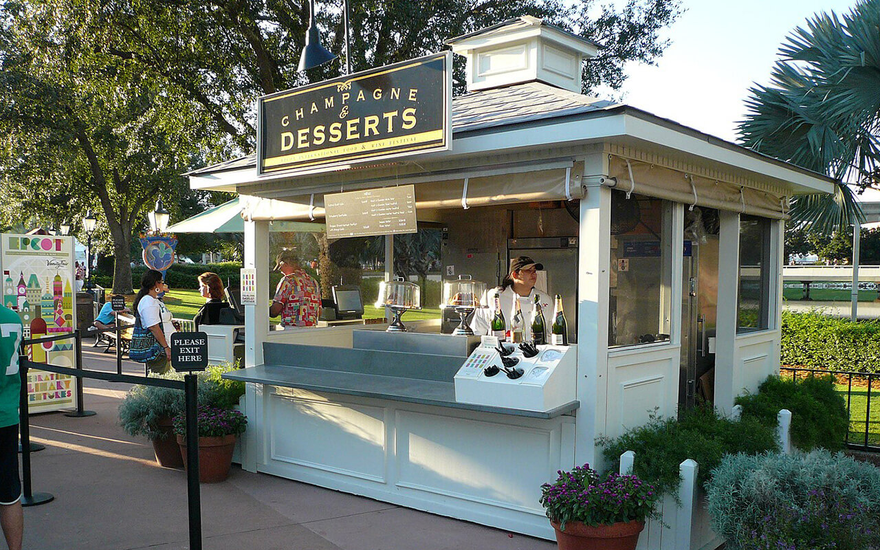 Desserts Booth Epcot food and Wine Festival 2009