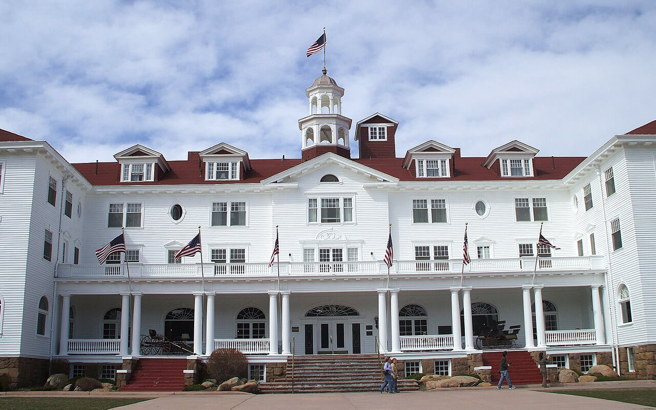 The historic Stanley Hotel, which opened in 1909.