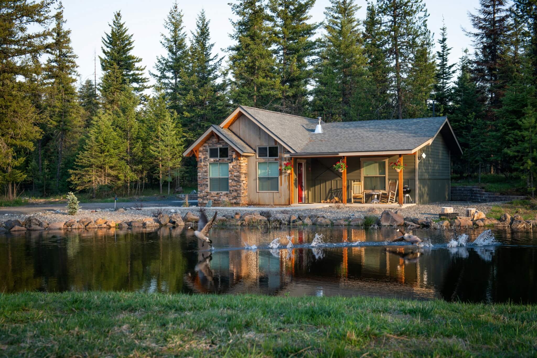 airbnb on a lake