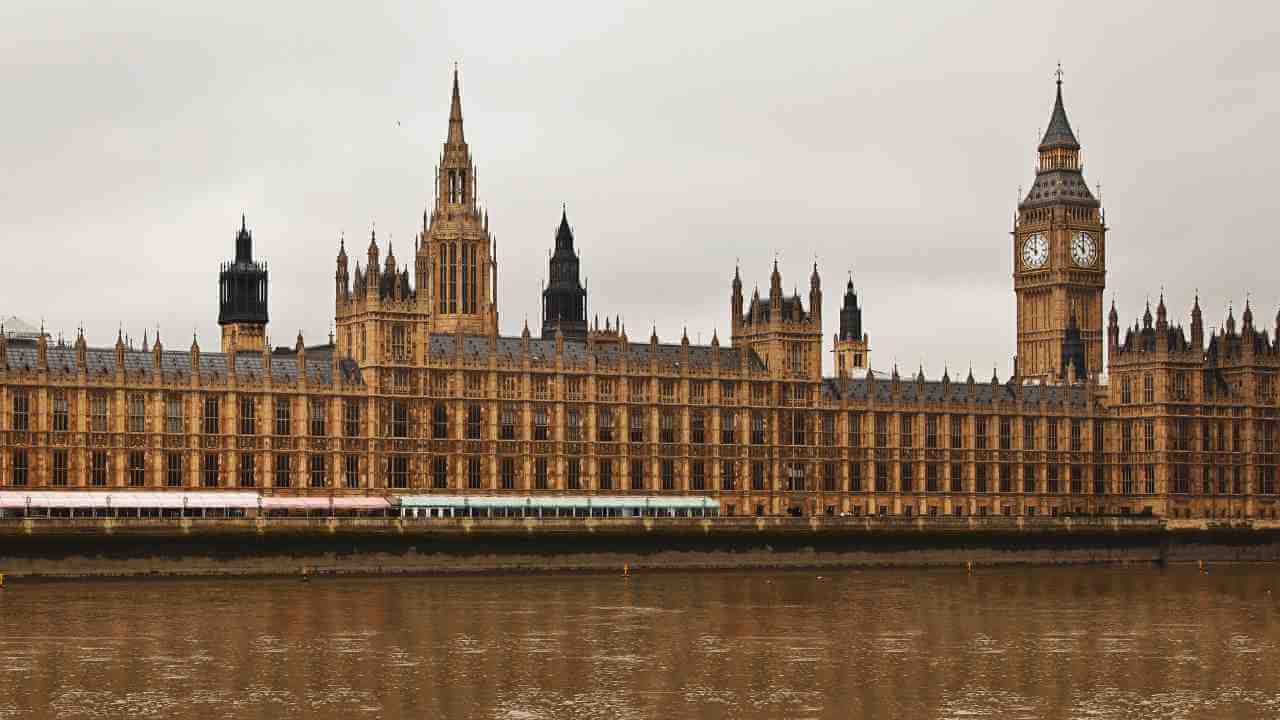 The Houses of Parliament in London, England - Big Ben stock videos & royalty-free footage