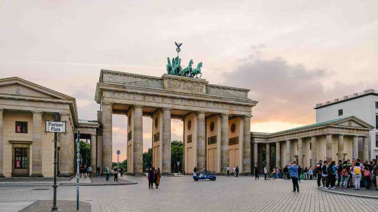 the brandenburg gate in berlin, germany