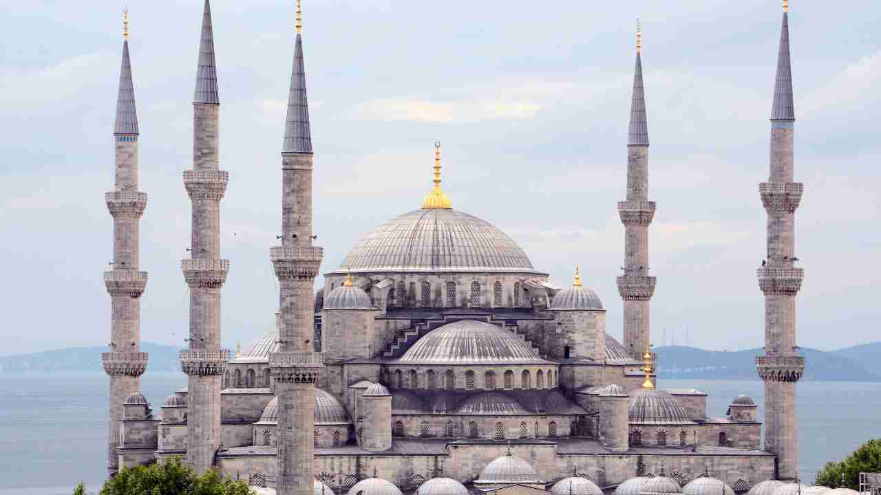 The Blue Mosque in Istanbul, Turkey - Blue Mosque stock videos & royalty-free footage