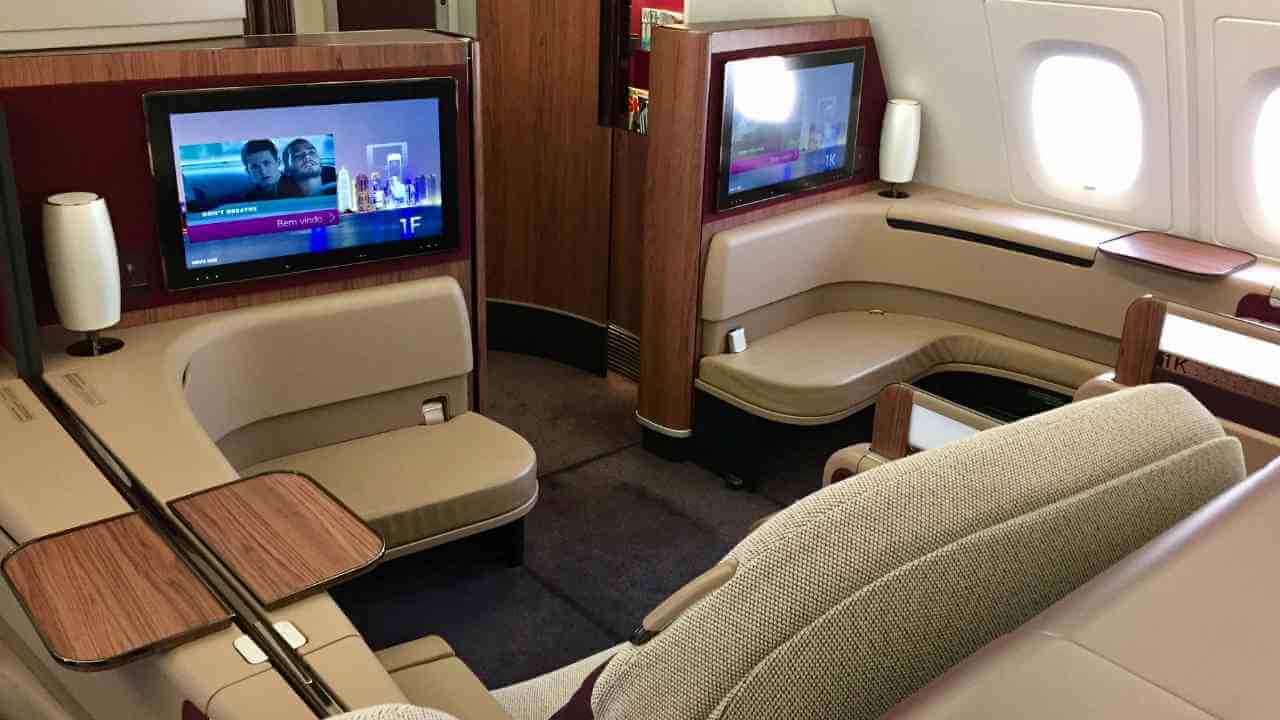 qatar airways a380 business class review